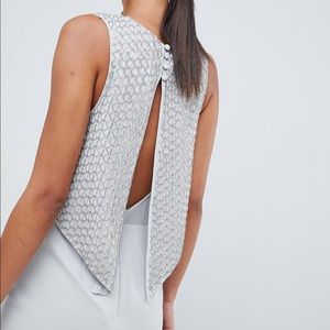 Embellished Pep Hem Gown